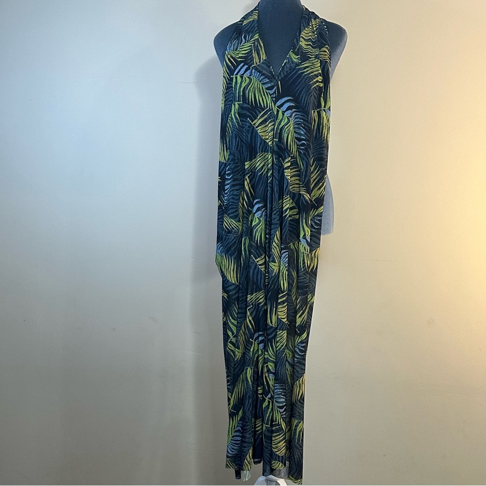 Victoria's Secret Leaf Print Swim Cover-up Romper